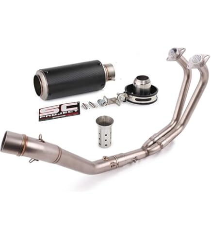 Amazon | 中間パイプ エキゾーストパイプ エキパイ YZF-R1 R1M MT-10